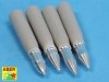Aber 16073 Panzer IV various 7,5 cm ammo projectiles x 12 pcs. (1:16)